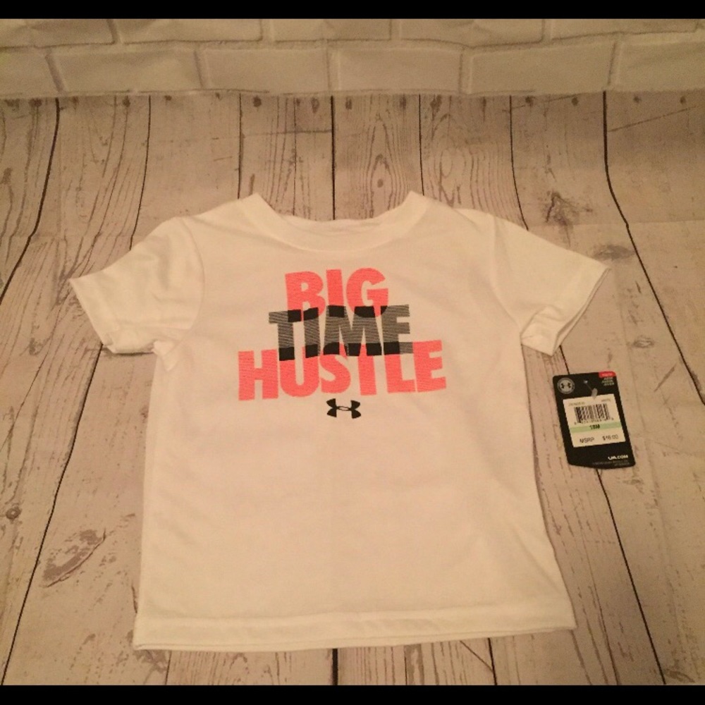 girls Under Armour heat gear shirt.